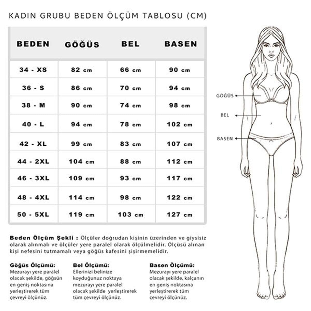 Cossy By Aqua 25013 Kadın Yesıl Uzun Kol Desenli Pijama TakımKadın Pijama TakımıCossy By Aqua