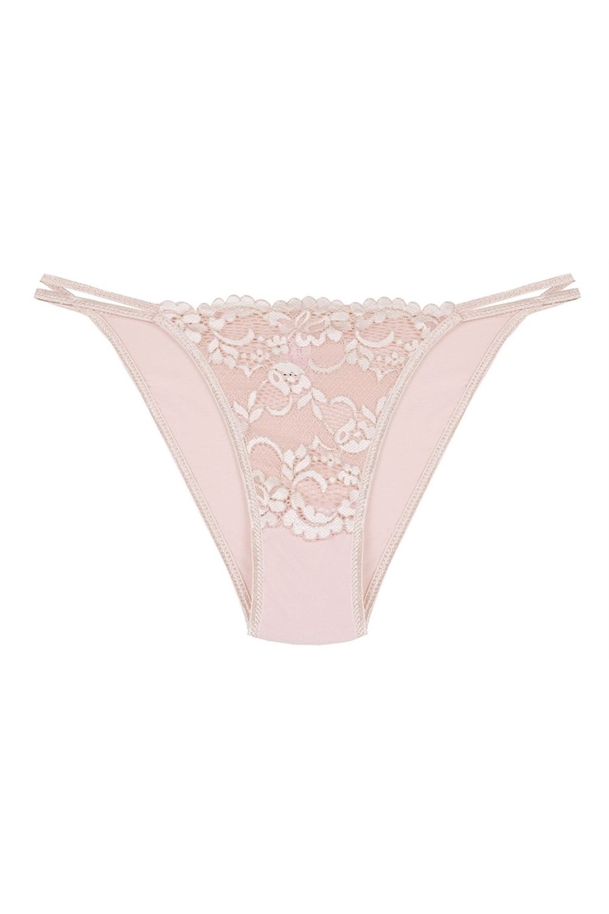 Magic Form 270 Kadın Pudra Dantelli İp Kenarlı Normal KülotSlip KülotMagic Form