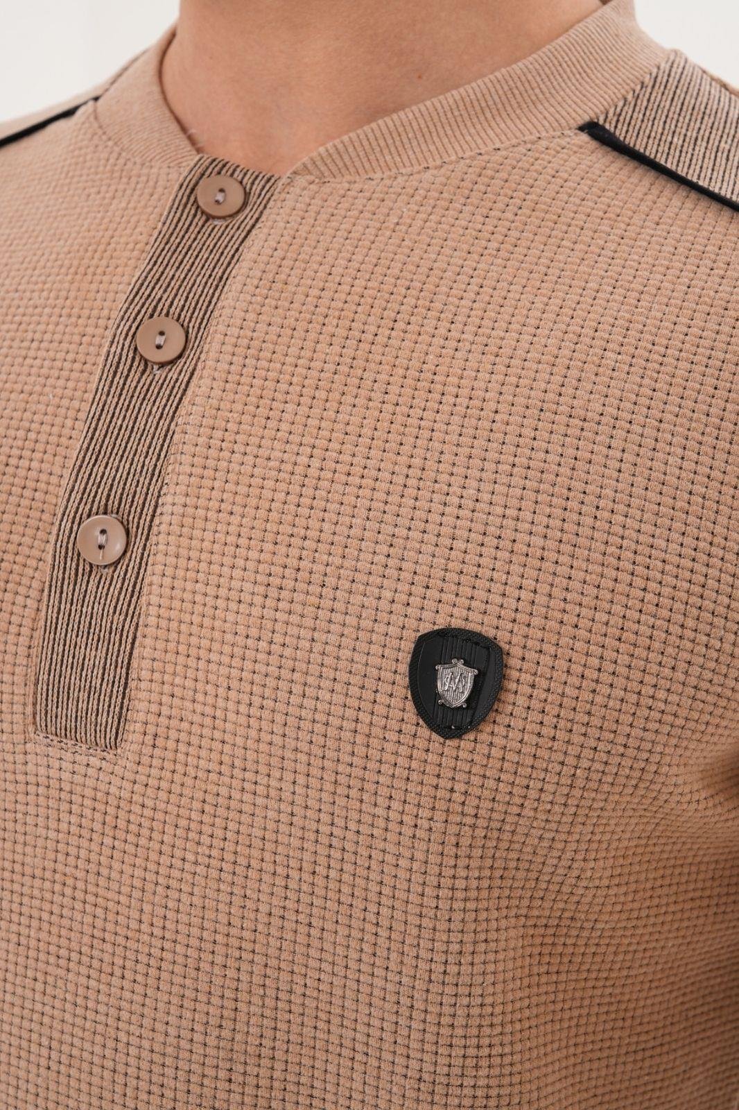 Mecit 2998 Kahve Selanik Kumaş Kışlık Erkek Pijama Takımı