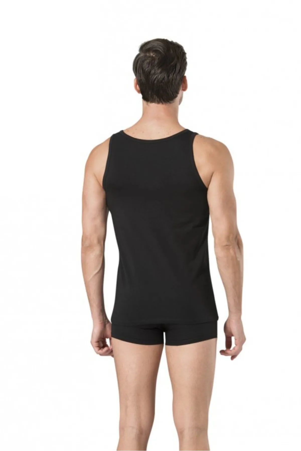 Pierre Cardin 155 Erkek Sıyah Stretch 2'Li Atlet Boxer TakımAtletPierre Cardin