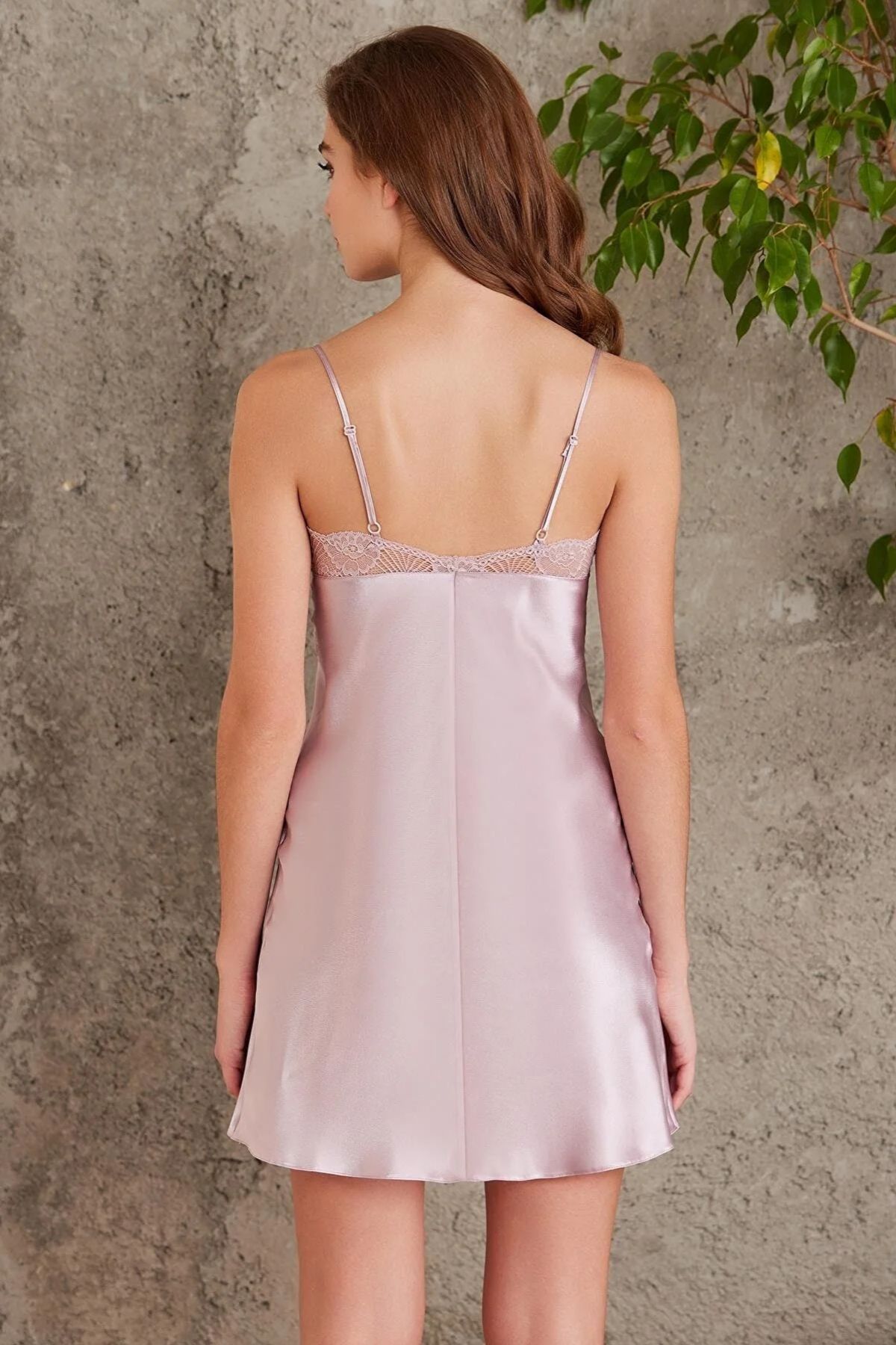 Pierre Cardin 7035 Kadın Rose Gelin Çeyiz Seti 4'lü Saten Sabahlık Gecelik Şortlu TakımSetlerPierre Cardin