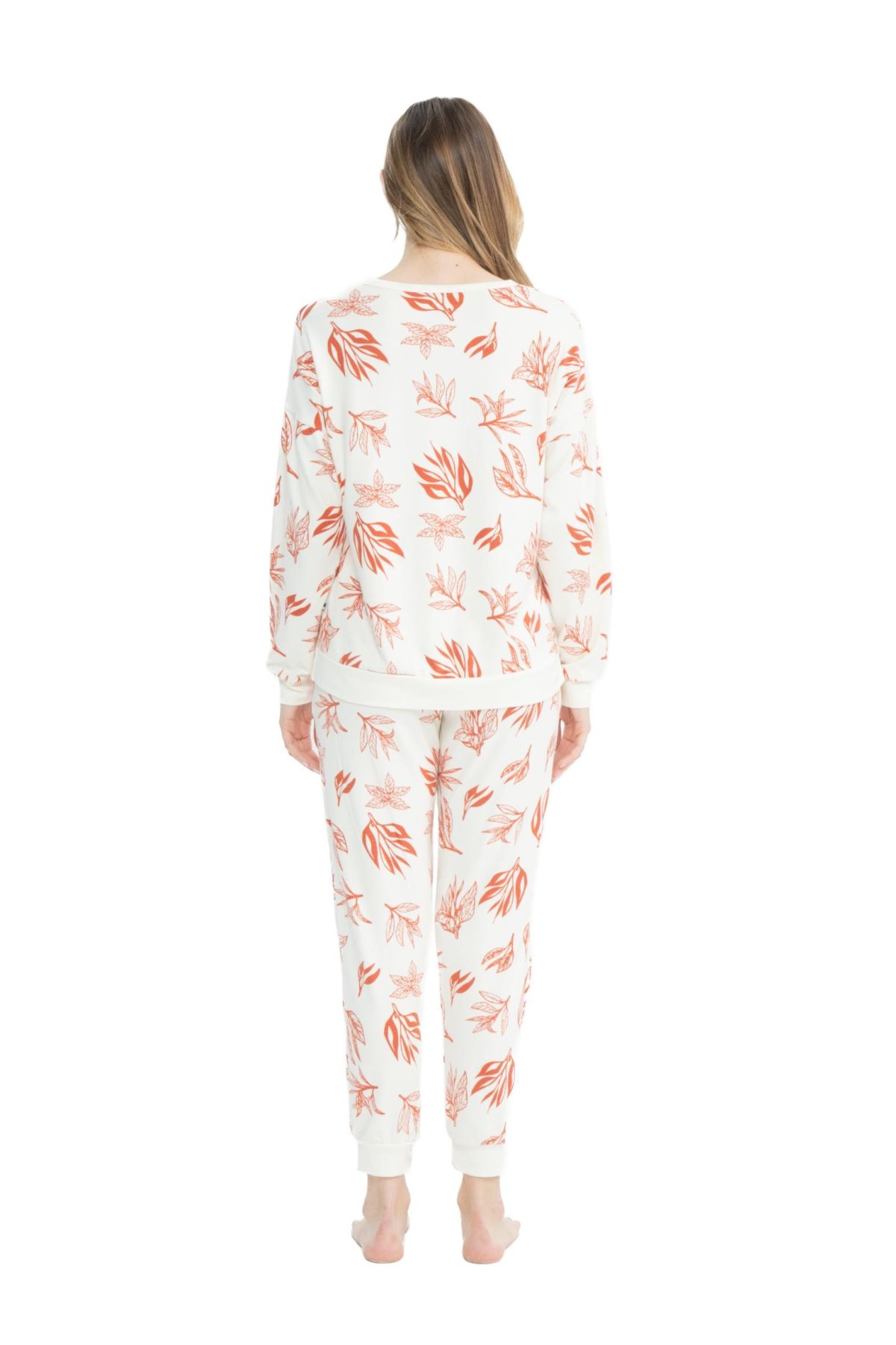 U.S. Polo Assn. 17105 Kadın Kiremit Uzun Kollu Pijama TakımKadın Pijama TakımıU.S. Polo Assn.