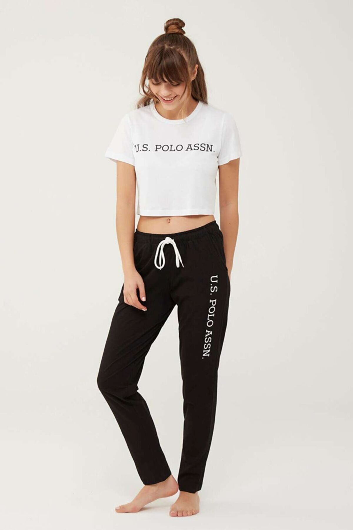 U.S. Polo Assn. 16601 Kadın Siyah Pijama AltıKadın Pijama AltıU.S. Polo Assn.