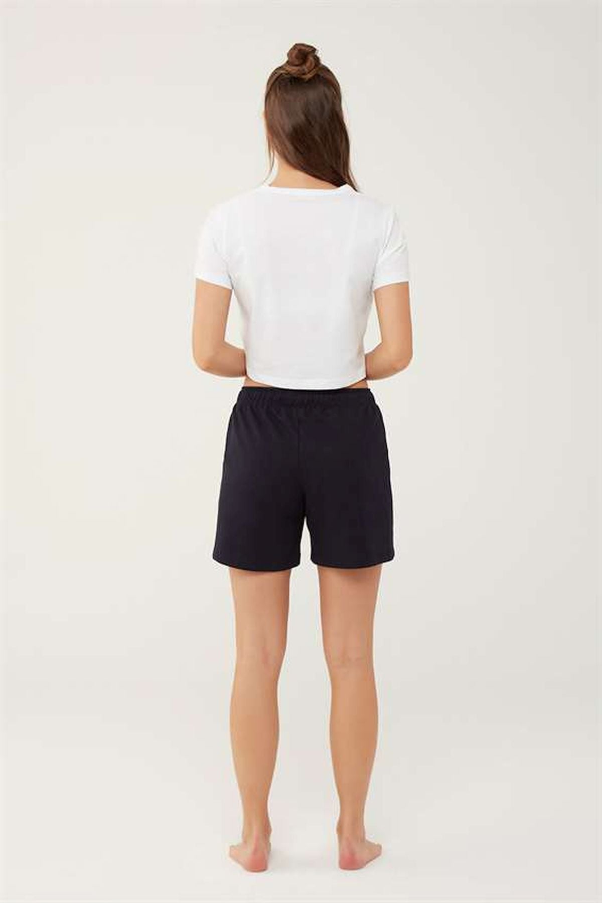 U.S. Polo Assn. 16604 Kadın Lacivert ŞortKadın Pijama AltıU.S. Polo Assn.