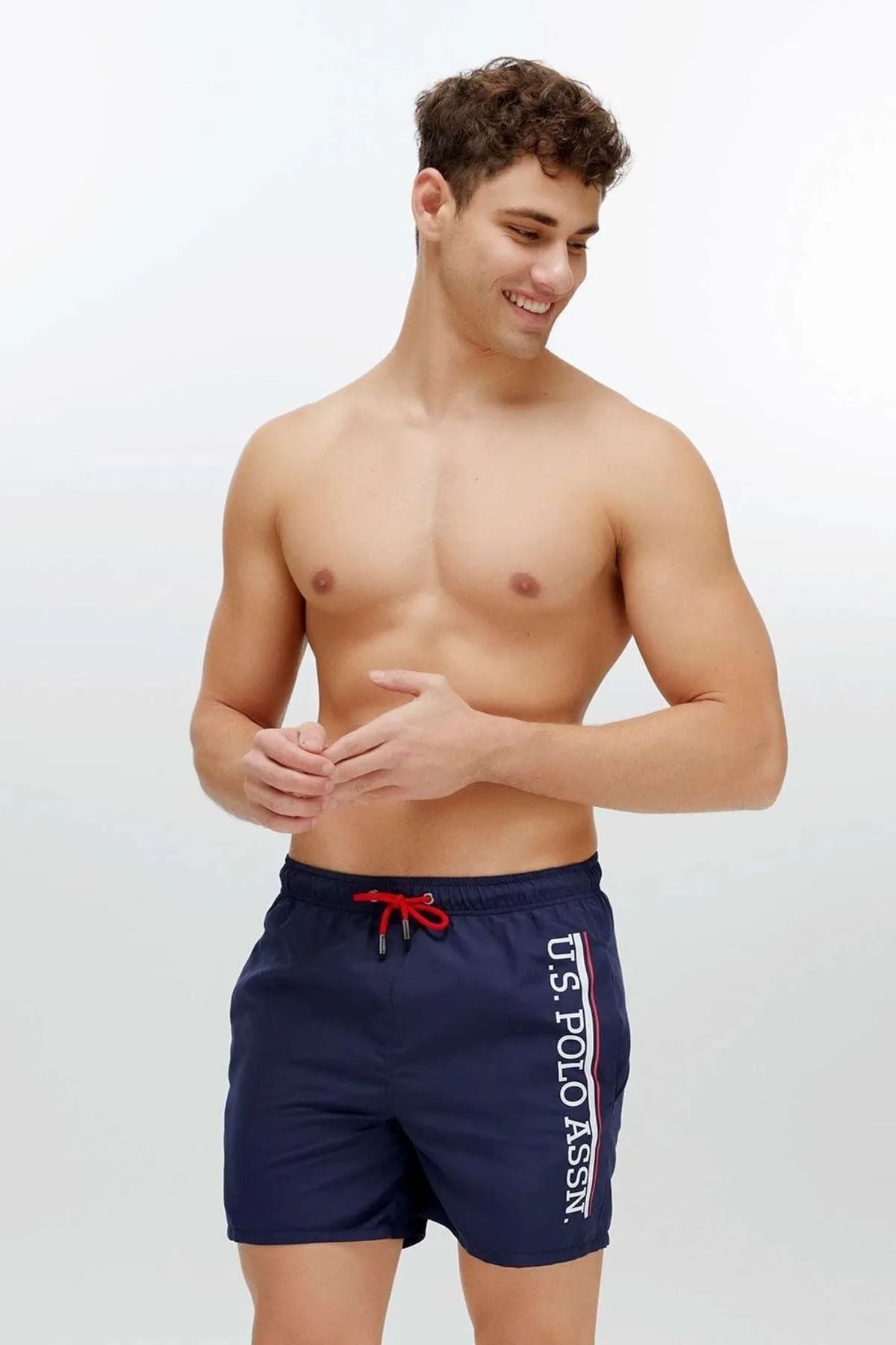 U.S. Polo Assn. 22000 Lacivert Cepli Orta Boy Erkek Deniz ŞortuDeniz ŞortuU.S. Polo Assn.