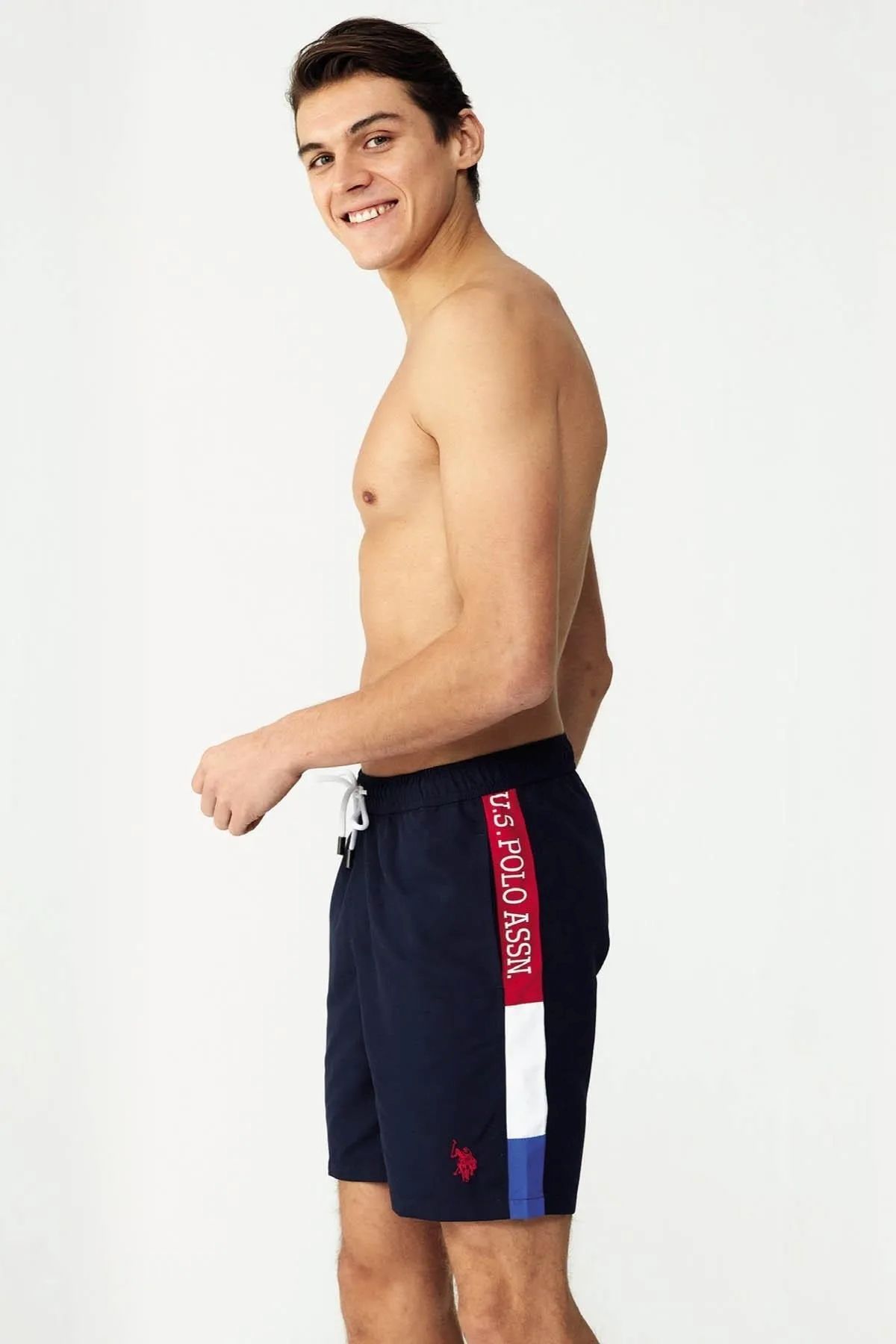 U.S. Polo Assn. 23005 Lacivert Cepli Uzun Erkek Deniz ŞortuDeniz ŞortuU.S. Polo Assn.