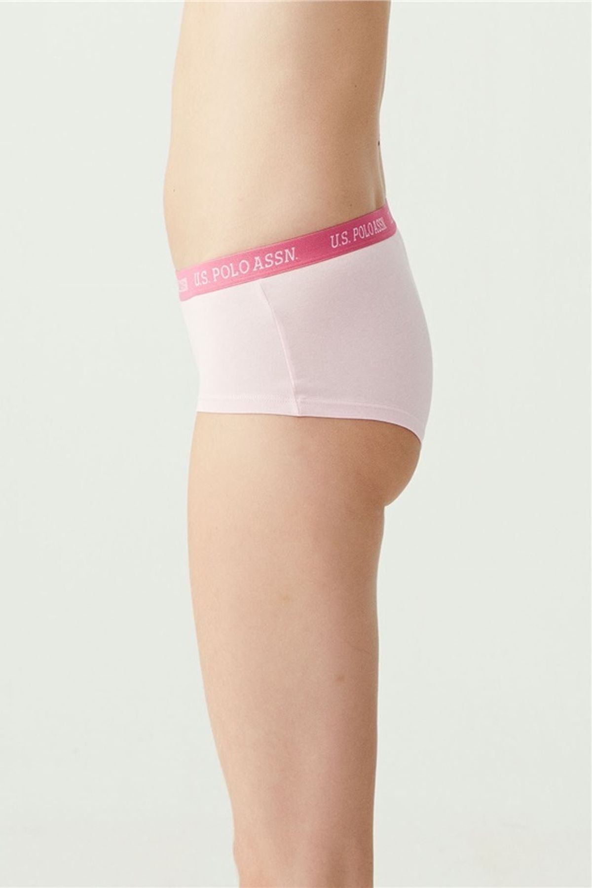 U.S. Polo Assn. 66115 Kadın Pembe-Gri-Mint 3'lü ŞortŞort KülotU.S. Polo Assn.