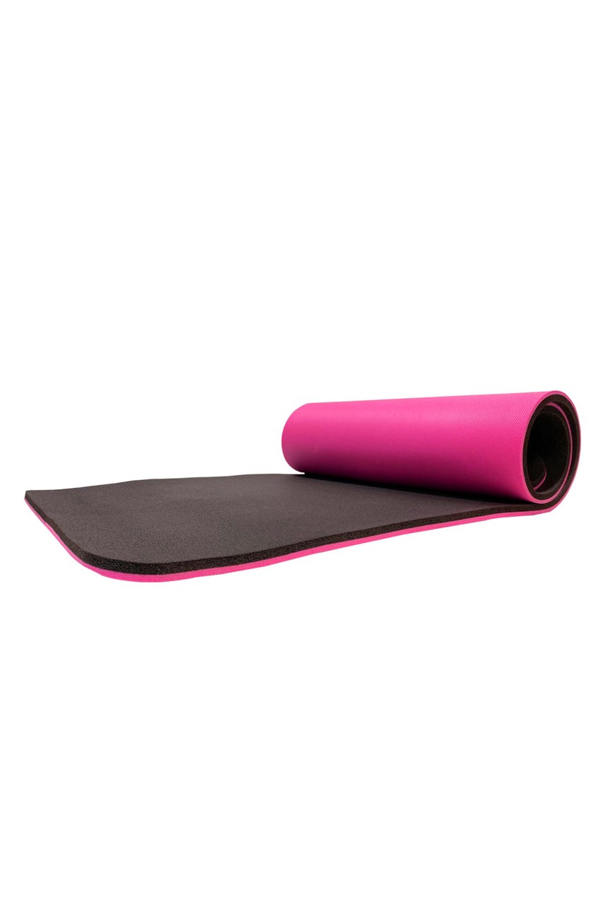 DAFRON YOGA PİLATES MAT MİNDERİ 180 X 60 X 1 CM  DF190 PEMBE - SİYAH