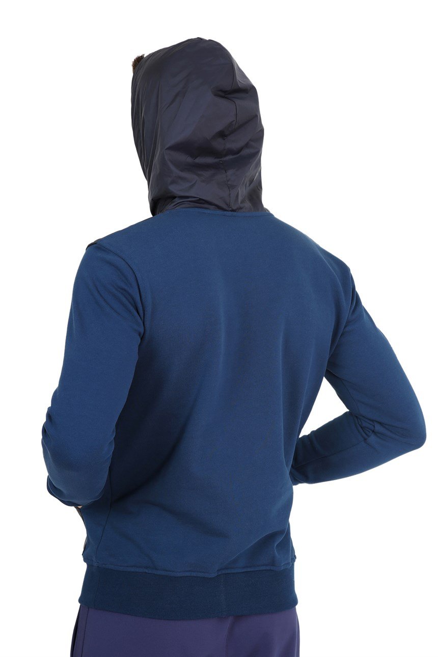 KAPLAMALI KAPŞONLU SWEAT