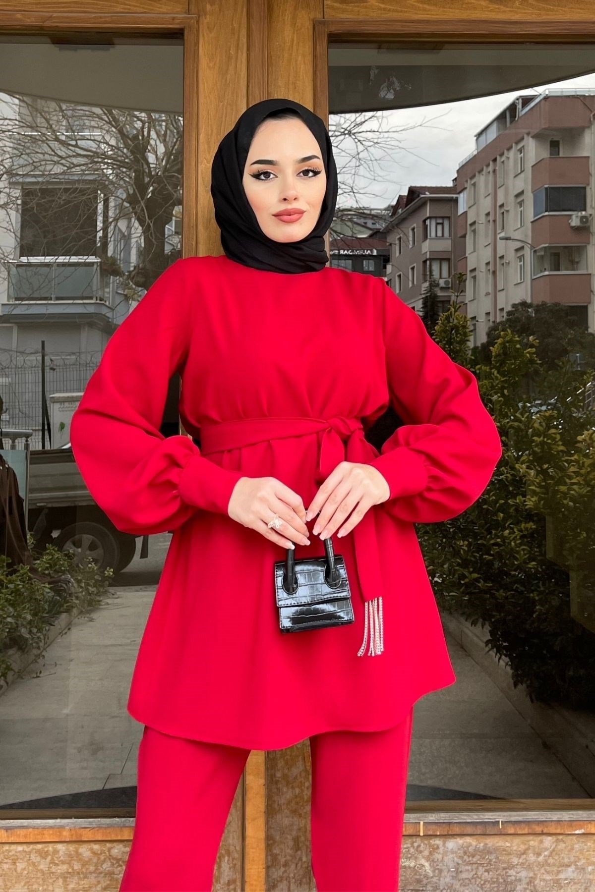 Adenya Zincir Takım-KIRMIZI, Fiyatları Diyena Püskül Takım-MOR – Haza Moda | Tesettür Giyim