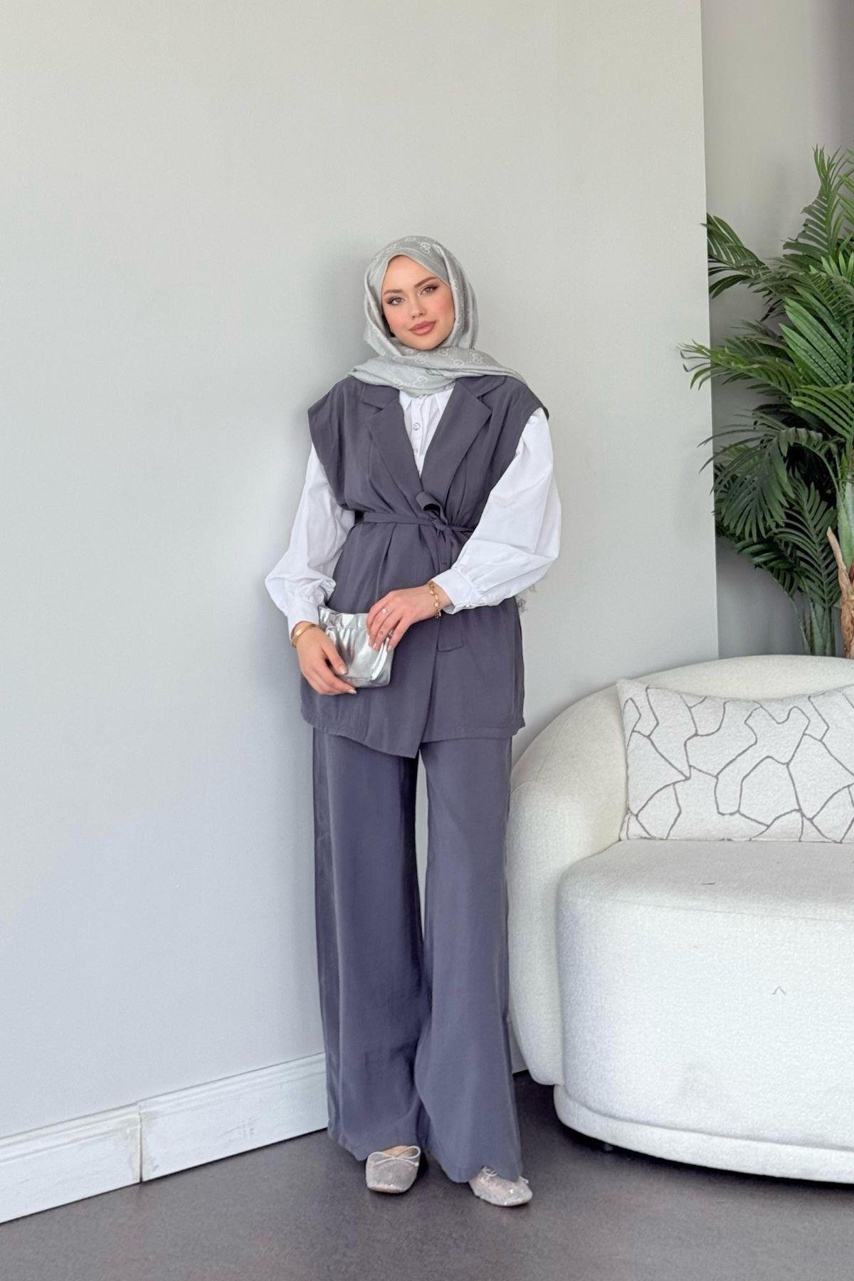 Afra Takım Antrasit, Fiyatları Afra Takım Antrasit - Haza Moda 