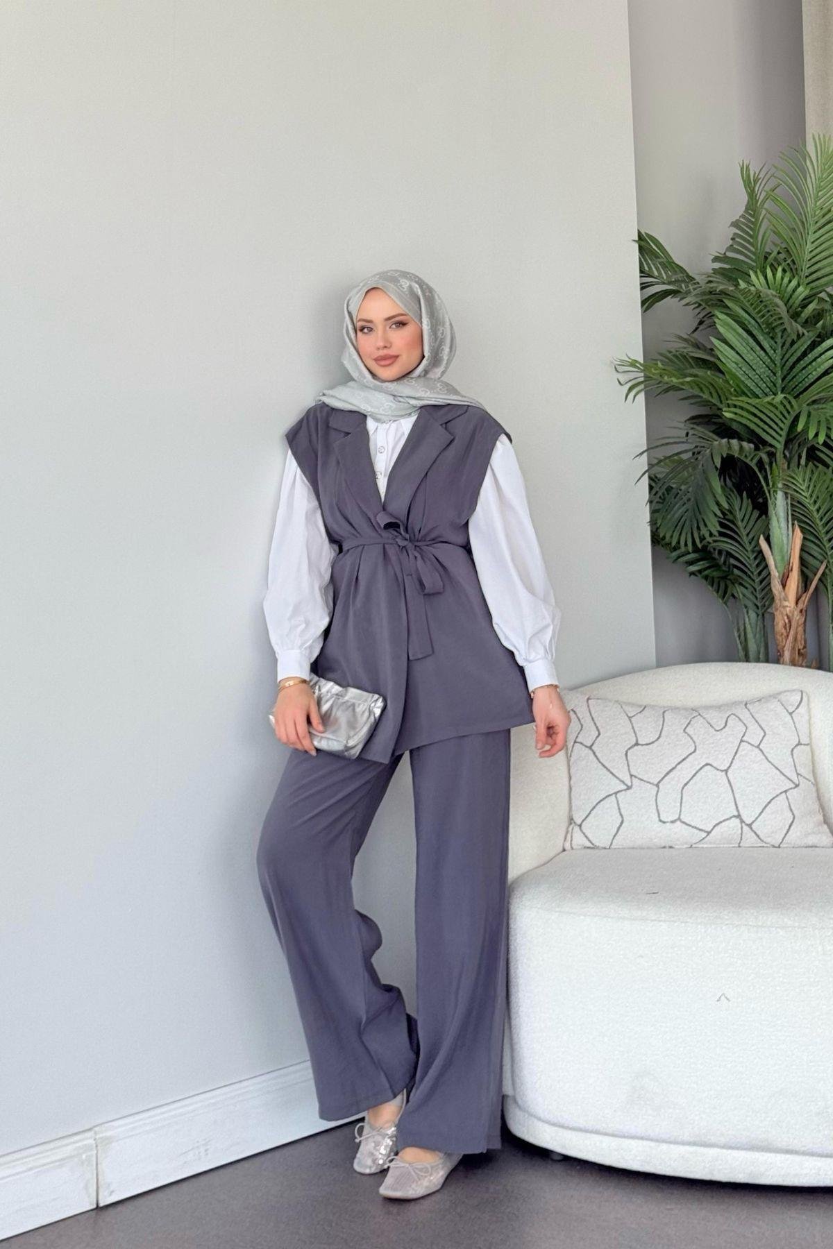 Afra Takım Antrasit, Fiyatları Afra Takım Antrasit - Haza Moda 