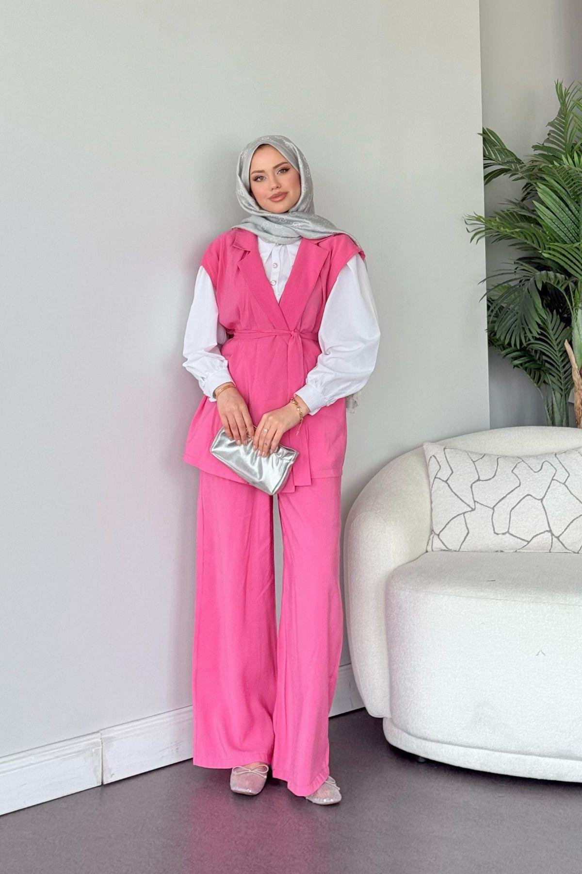 Afra Takım Pembe, Fiyatları Afra Takım Pembe- Haza Moda 