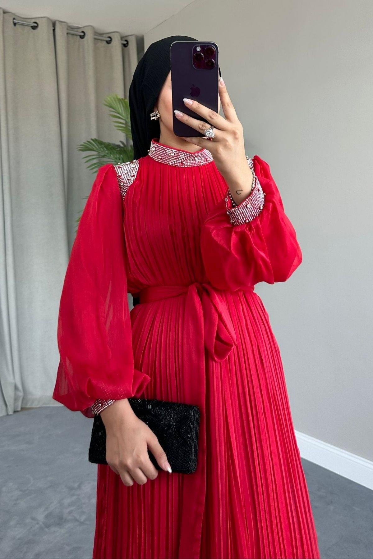 Afrodit Abiye Kırmızı, Fiyatları 