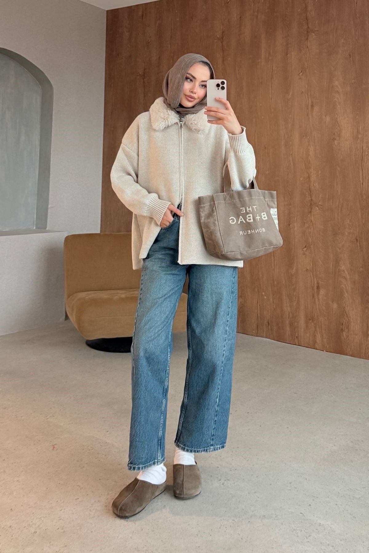 Afrodit Kürk Yaka Hırka Taş, Fiyatları Afrodit Kürk Yaka Hırka Taş| Haza Moda