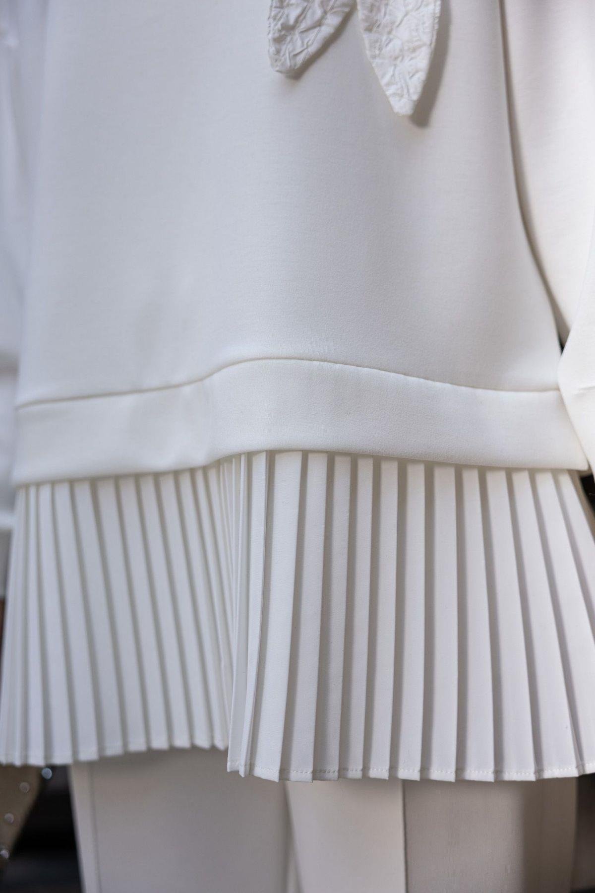 Agora Oys Pantolonlu Takım Beyaz, Fiyatları Agora Oys Pantolonlu Takım Beyaz Haza Moda 