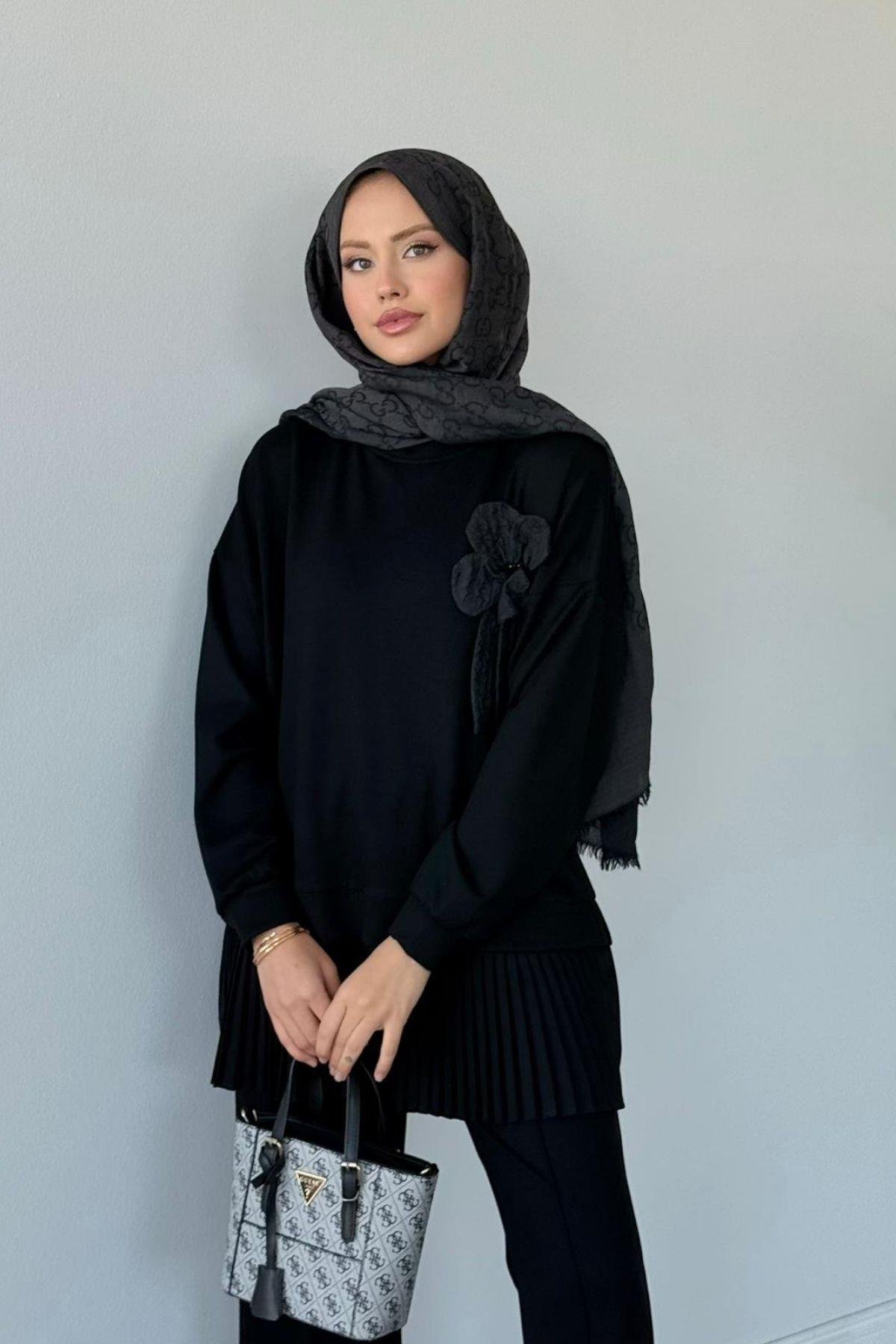 Agora Oys Pantolonlu Takım Siyah, Fiyatları Agora Oys Pantolonlu Takım Siyah Haza Moda 