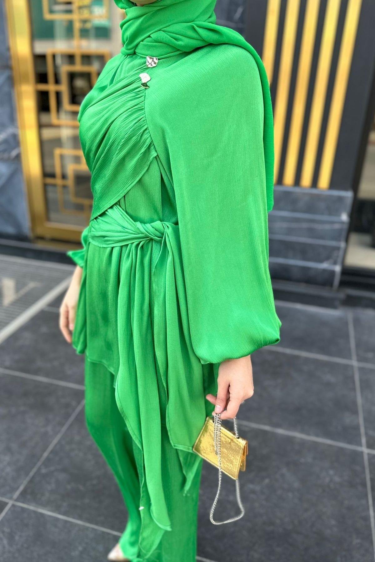 Ahse Takım Benetton, Fiyatları Ahse Takım Benetton – Haza Moda | Tesettür Giyim