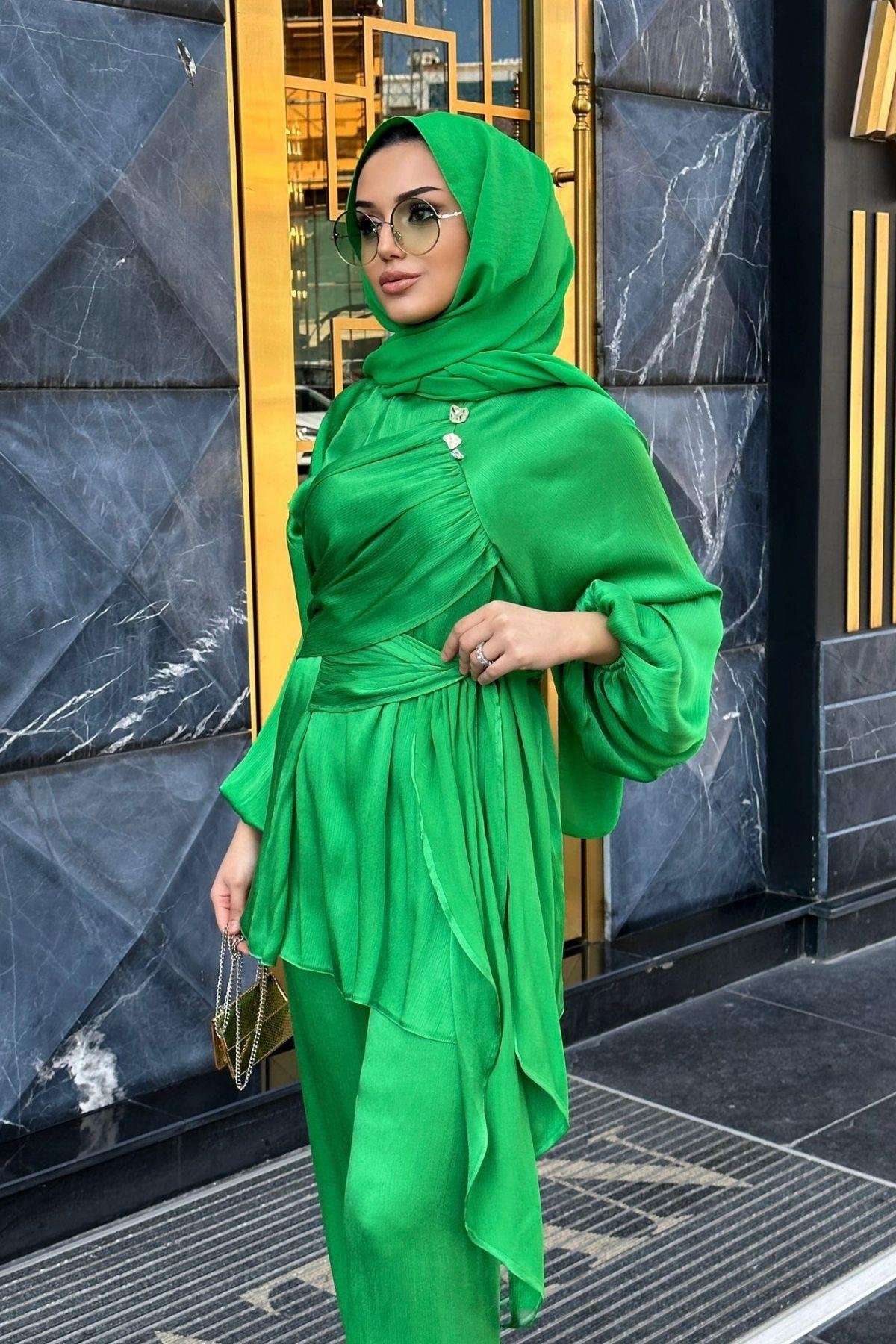 Ahse Takım Benetton, Fiyatları Ahse Takım Benetton – Haza Moda | Tesettür Giyim