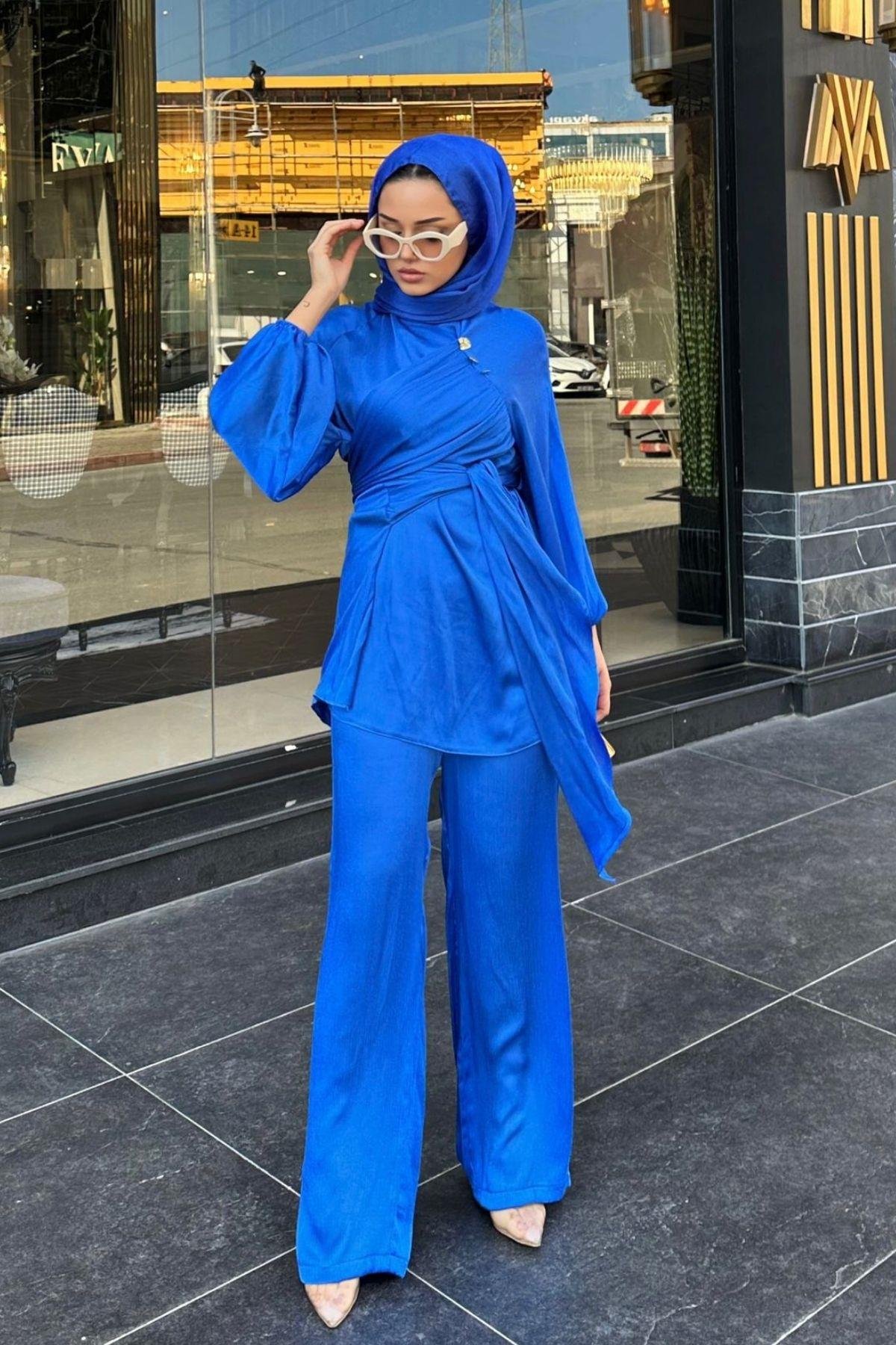 Ahse Takım Saks, Fiyatları Ahse Takım Saks – Haza Moda | Tesettür Giyim