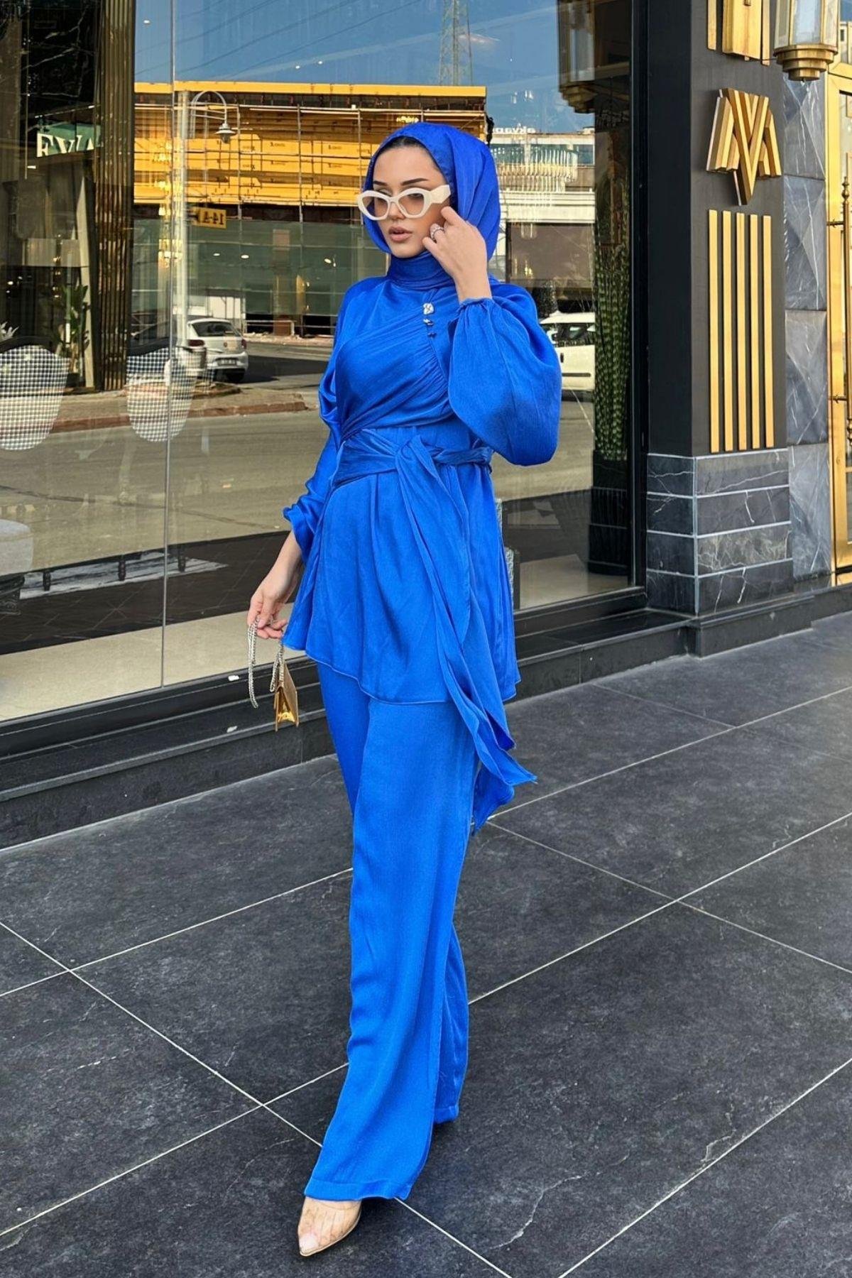 Ahse Takım Saks, Fiyatları Ahse Takım Saks – Haza Moda | Tesettür Giyim