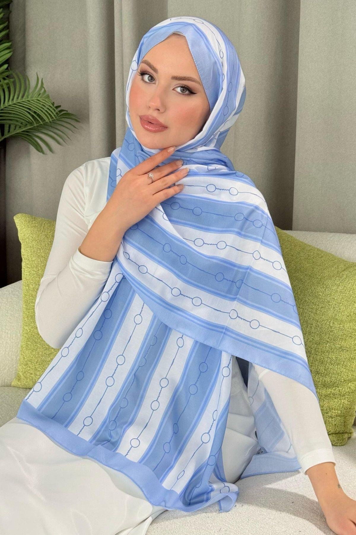 Ahsen Çizgili Desen Şal Bebemavi, Fiyatları 