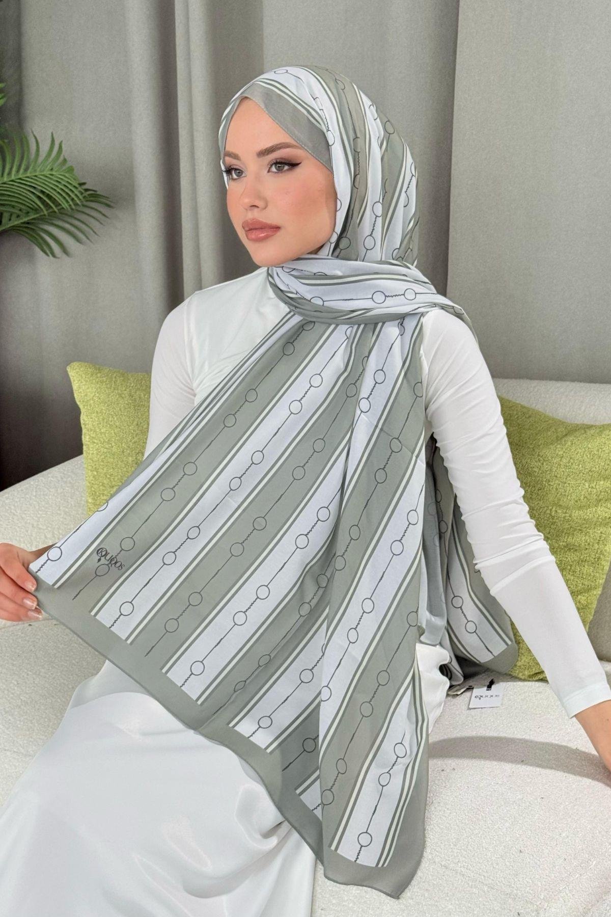 Ahsen Çizgili Desen Şal Mint, Fiyatları 