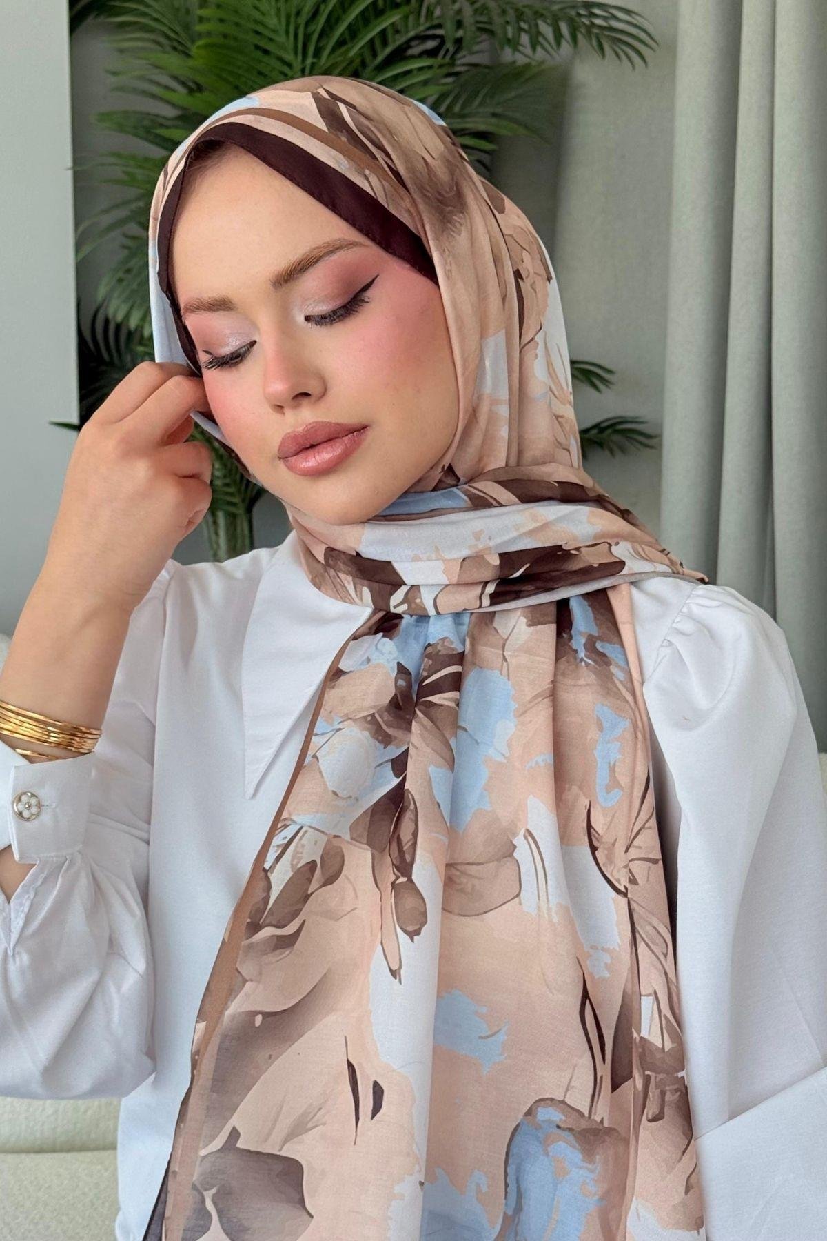 Alaçatı Dijital Şal Kahve, Fiyatları Alaçatı Dijital Şal Kahve- Haza Moda 