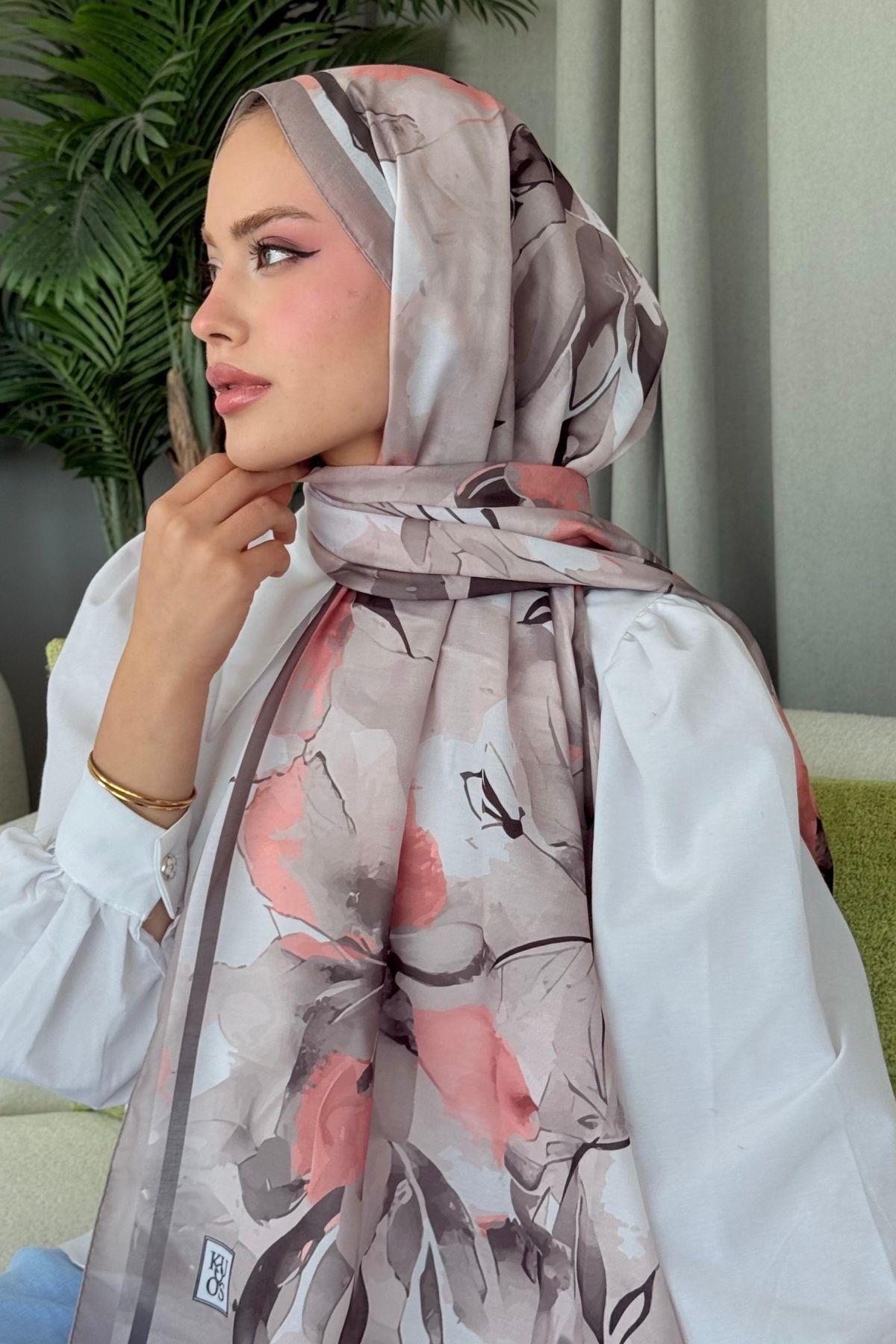 Alaçatı Dijital Şal Vizon, Fiyatları Alaçatı Dijital Şal Vizon- Haza Moda 