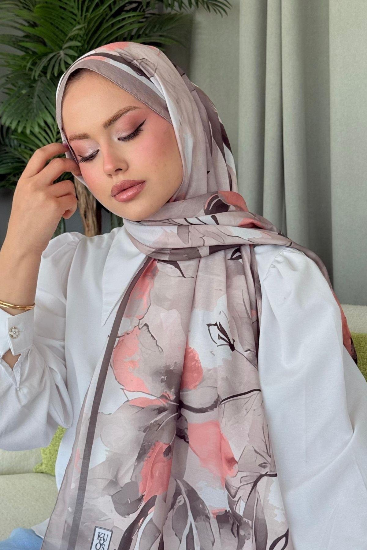 Alaçatı Dijital Şal Vizon, Fiyatları Alaçatı Dijital Şal Vizon- Haza Moda 