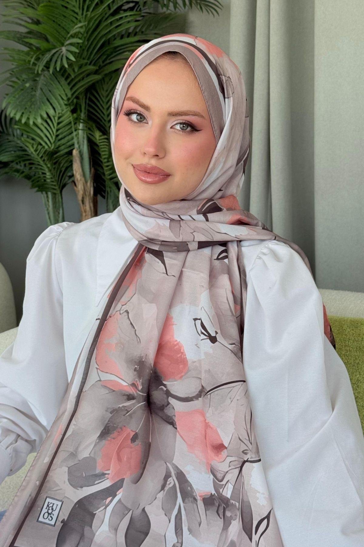 Alaçatı Dijital Şal Vizon, Fiyatları Alaçatı Dijital Şal Vizon- Haza Moda 