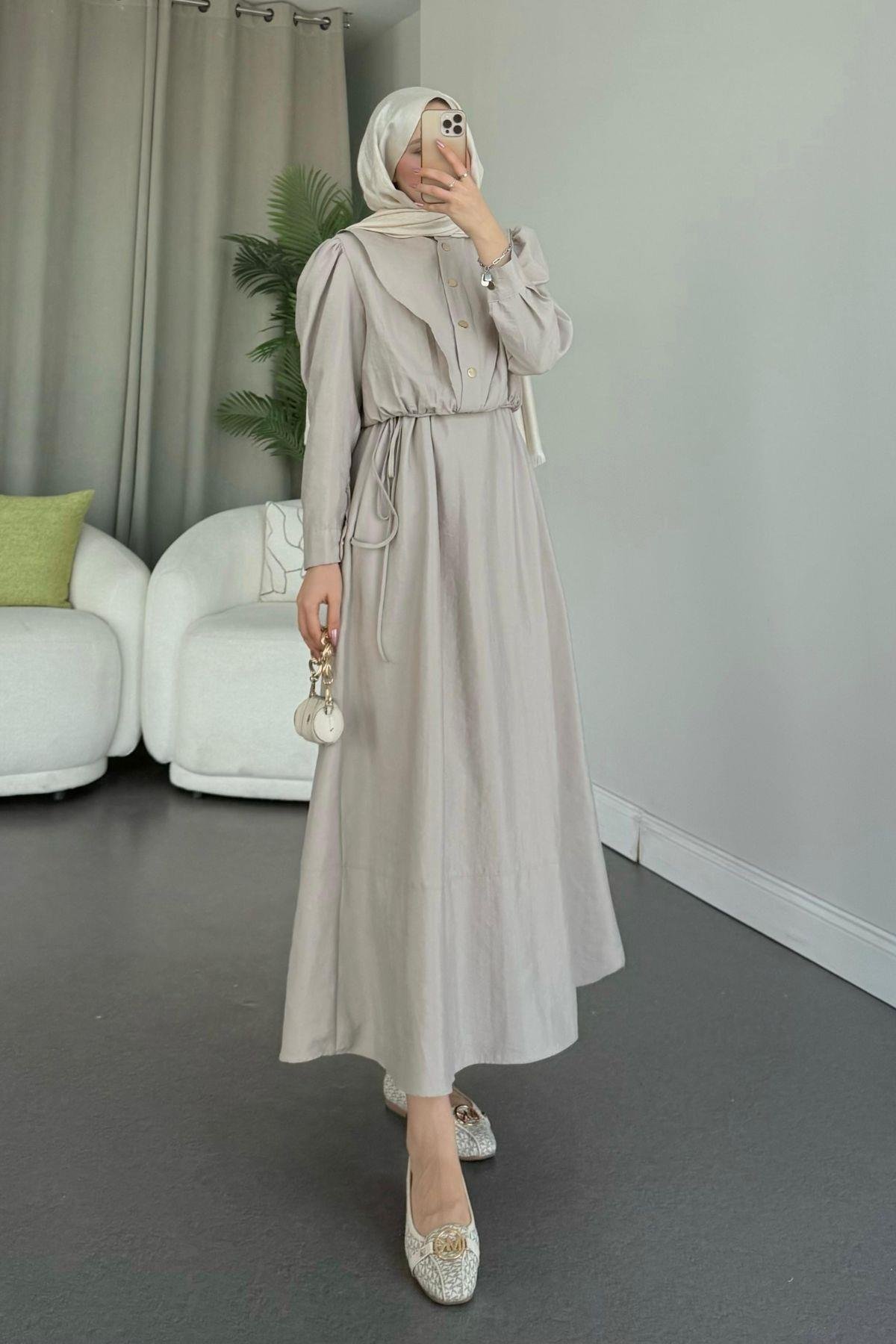 Alerli Ceketli Elbise Bej, Fiyatları 