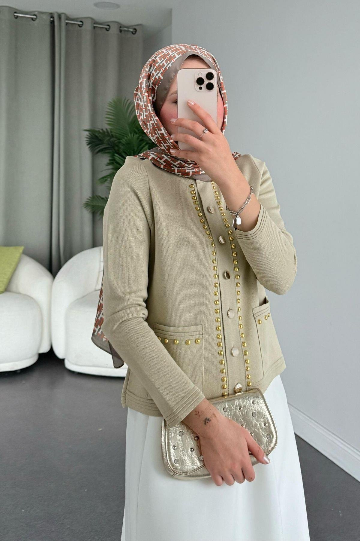 Almira Triko Hırka Bej, Fiyatları 