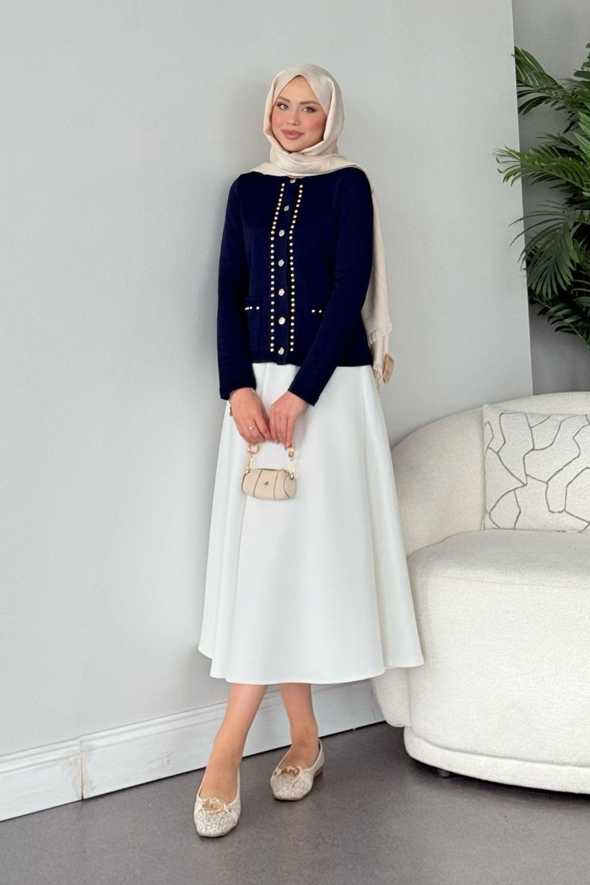 Almira Triko Hırka Lacivert, Fiyatları 