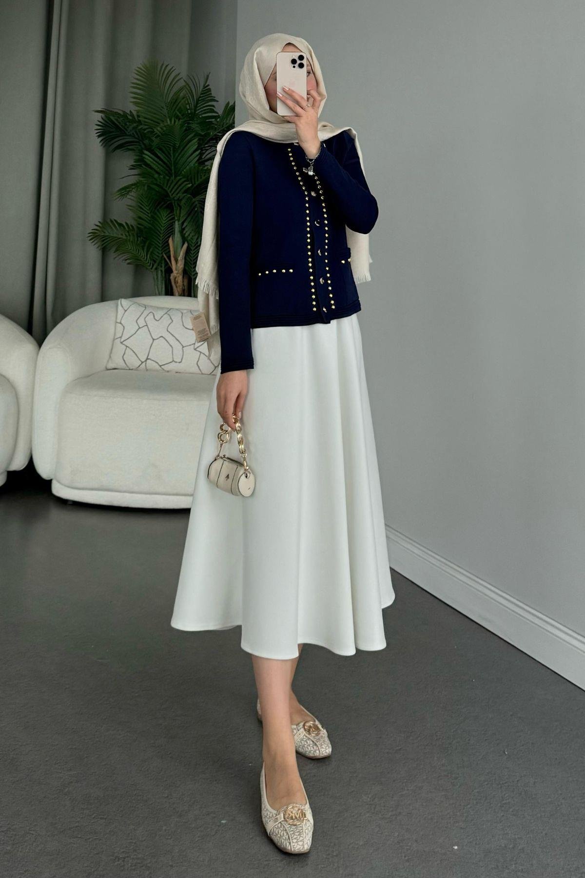 Almira Triko Hırka Lacivert, Fiyatları 