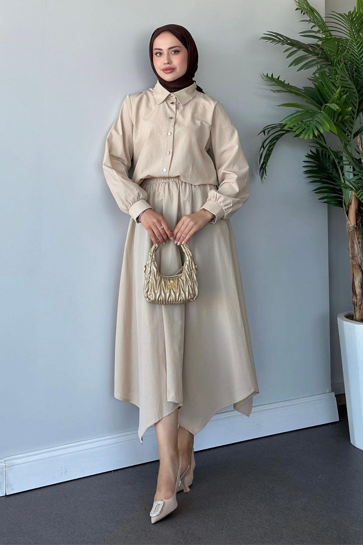 Amira Etekli Takım Bej, Fiyatları 