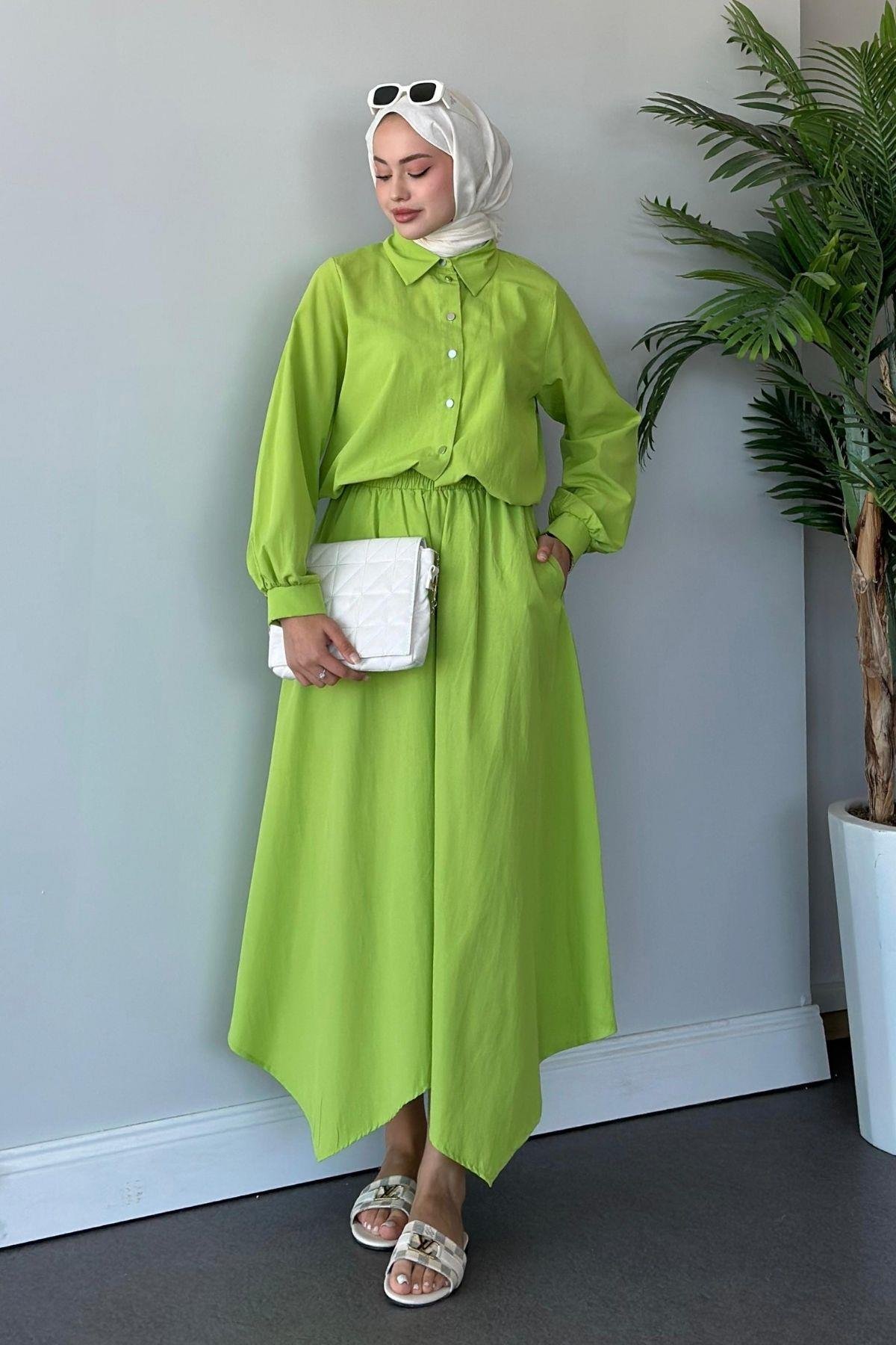 Amira Etekli Takım Fıstıkyeşili, Fiyatları 