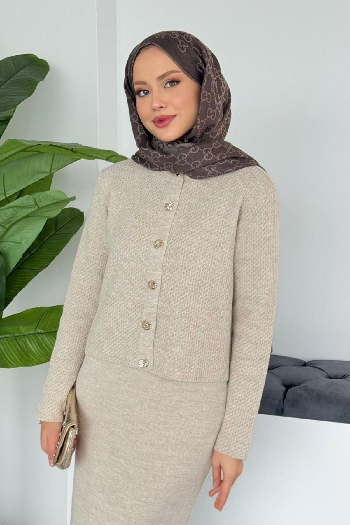 Amor Croplu Elbise Bej, Fiyatları 