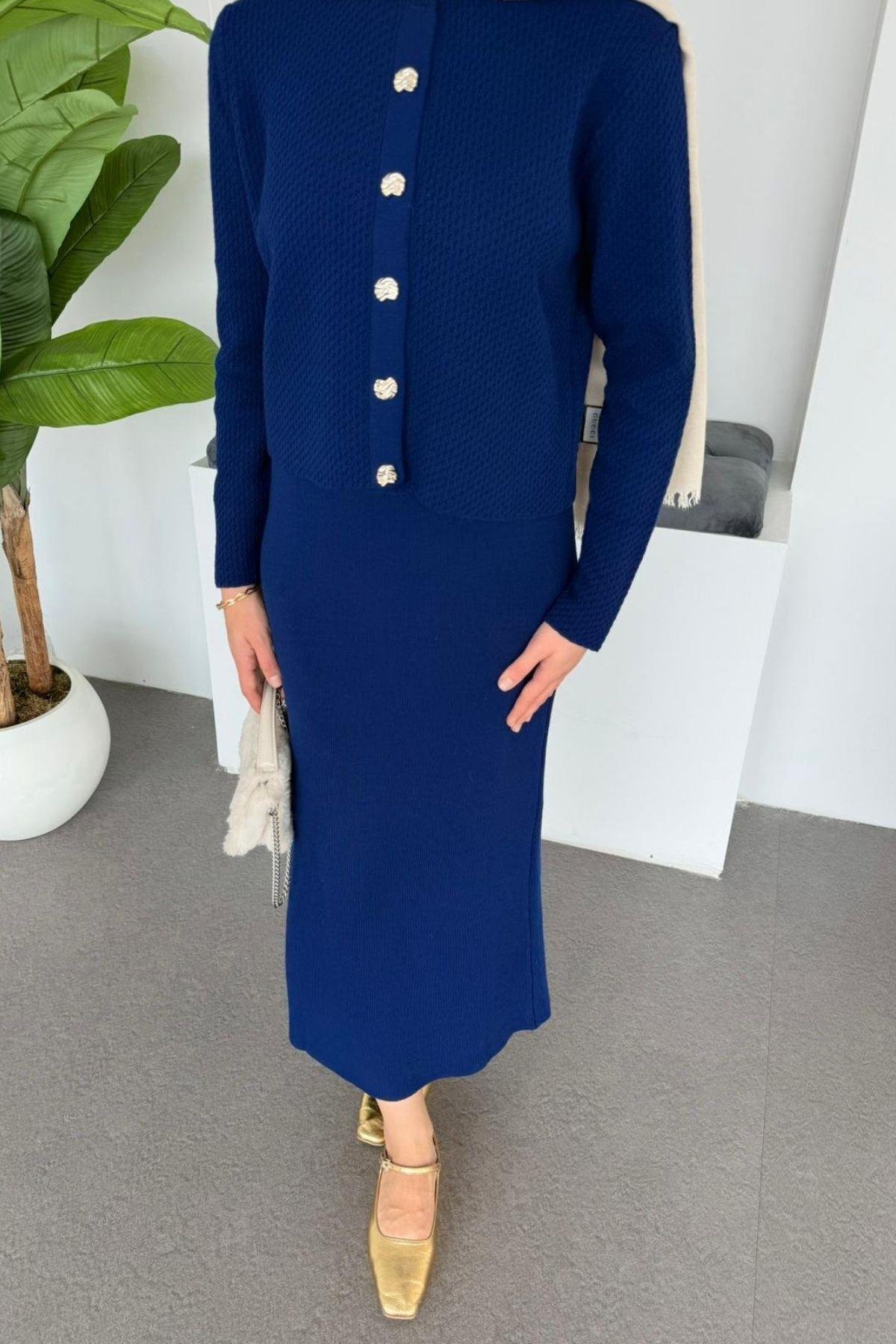 Amor Croplu Elbise Lacivert, Fiyatları 