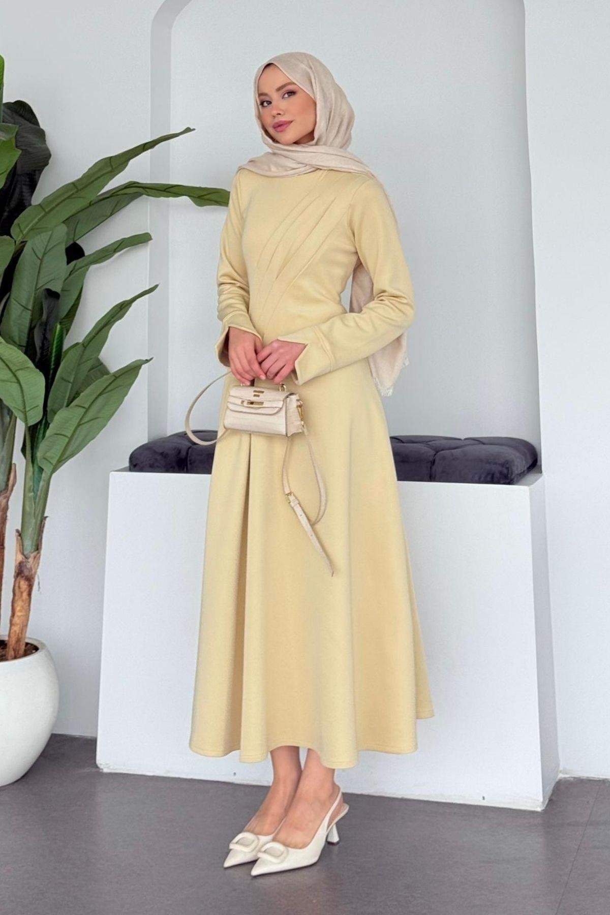 Anna Scb Elbise Sarı, Fiyatları 