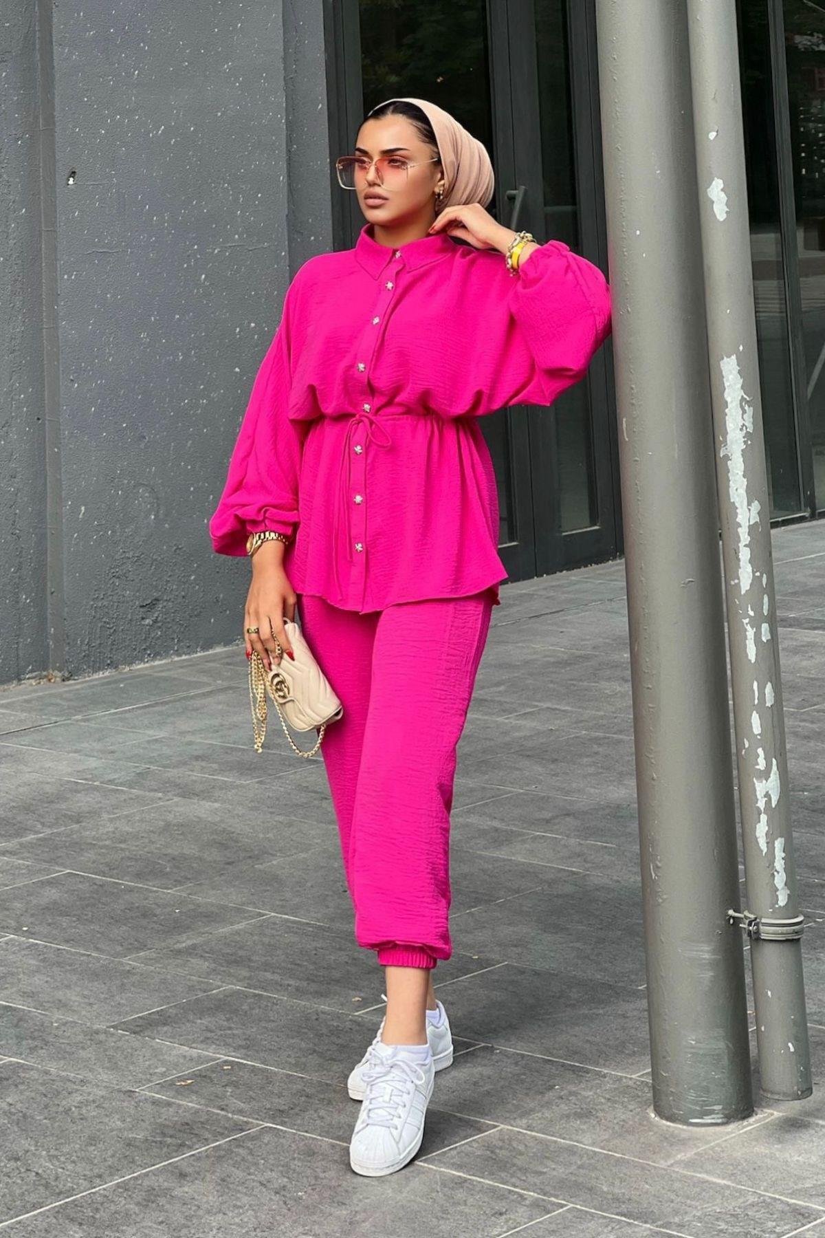 Anna Takım-PEMBE, Fiyatları Marley Takım-LİLA – Haza Moda | Tesettür Giyim 