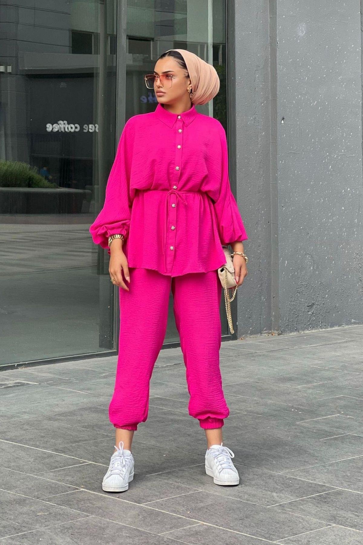 Anna Takım-PEMBE, Fiyatları Marley Takım-LİLA – Haza Moda | Tesettür Giyim 