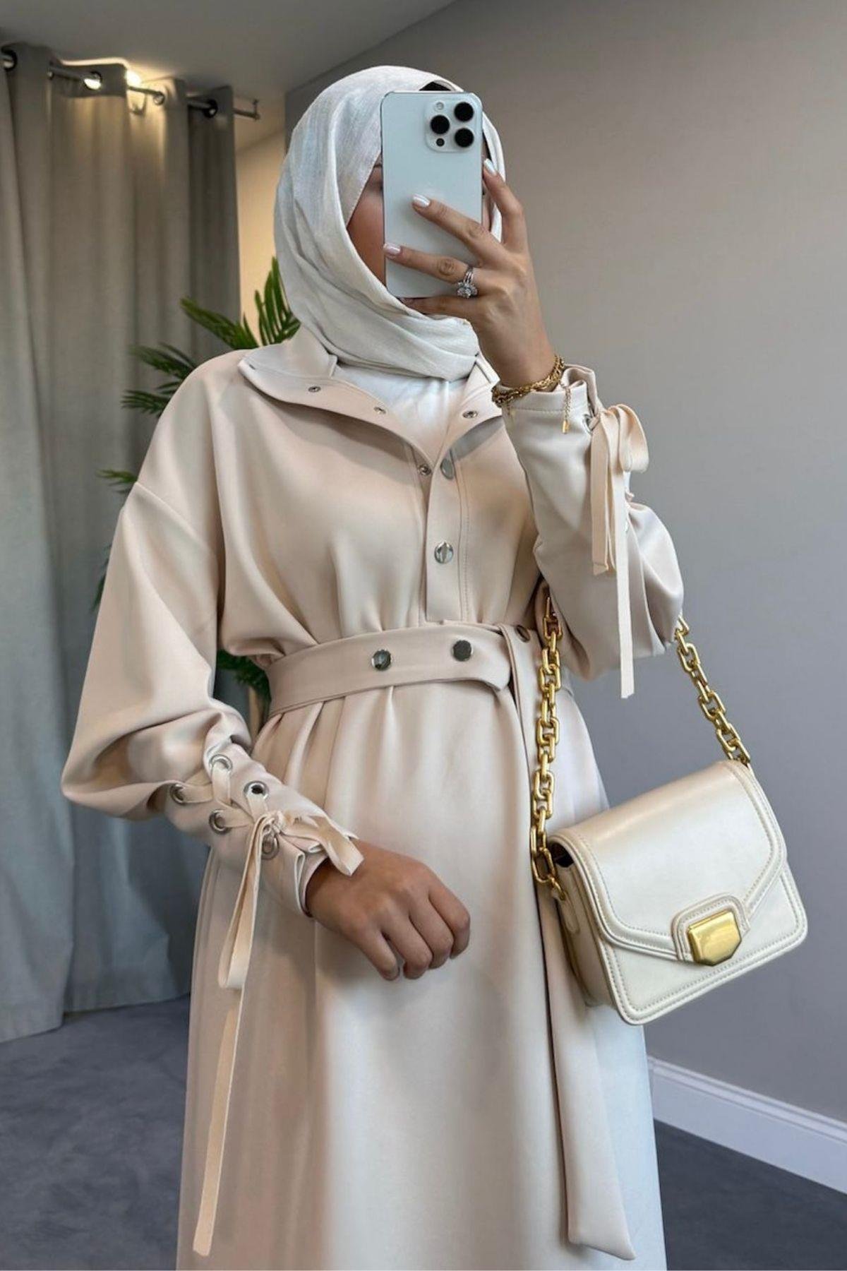 Arya Scuba Elbise Bej, Fiyatları 