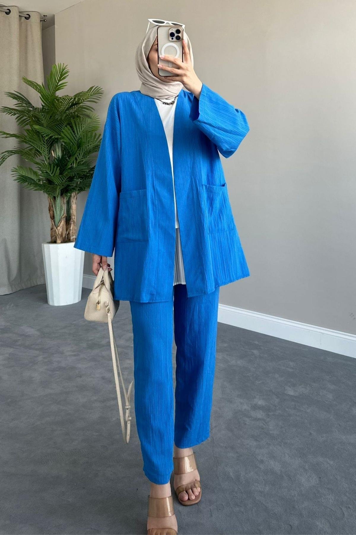 Asil Kimono Takım Mavi, Fiyatları 