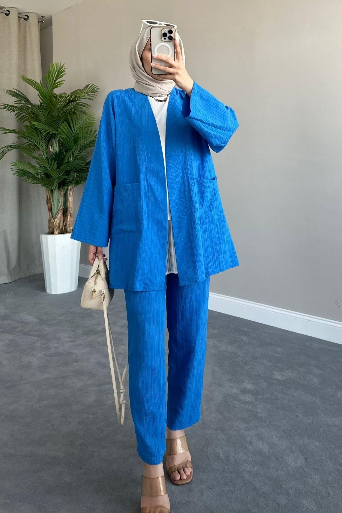 Asil Kimono Takım Mavi, Fiyatları 