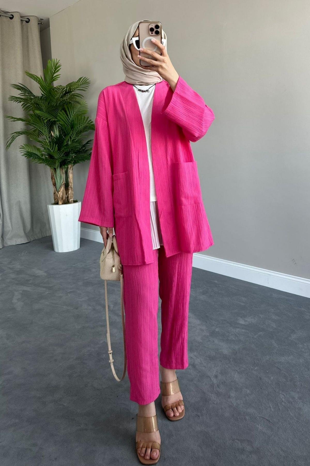 Asil Kimono Takım Pembe, Fiyatları 