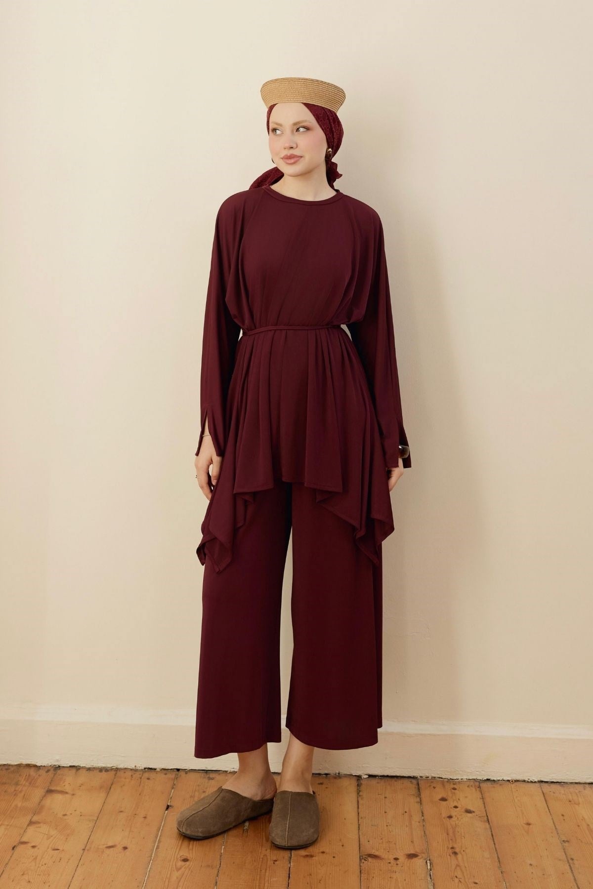 Asimetrik Premium Takım Bordo, Fiyatları 