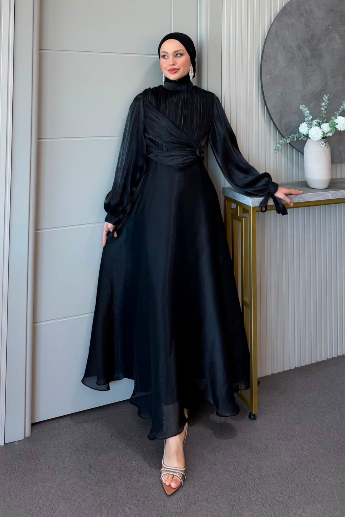 Asude Janjan Abiye Siyah, Fiyatları Asude Janjan Abiye Siyah | Haza Moda