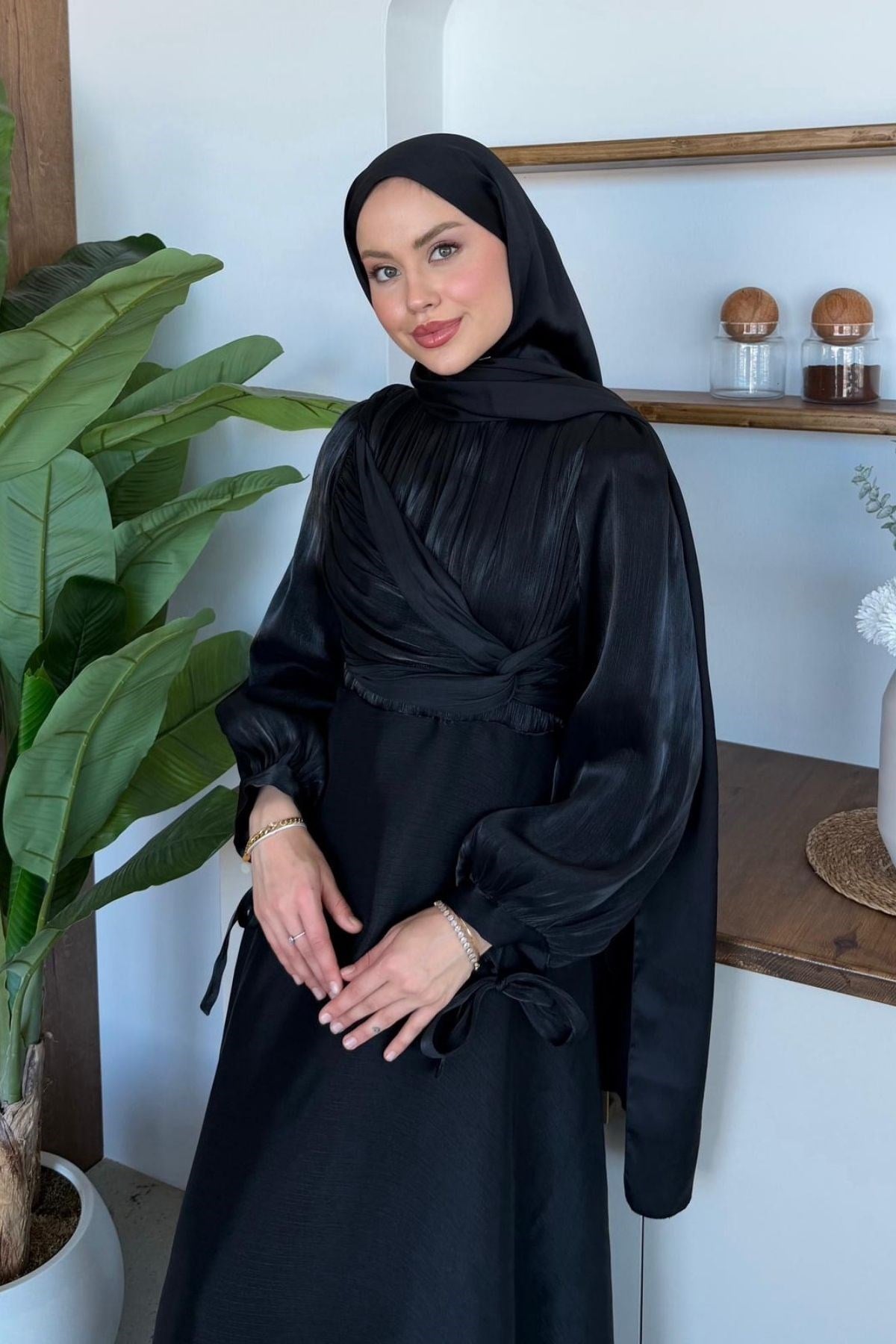 Asude Janjan Abiye Siyah, Fiyatları Asude Janjan Abiye Siyah- Haza Moda 