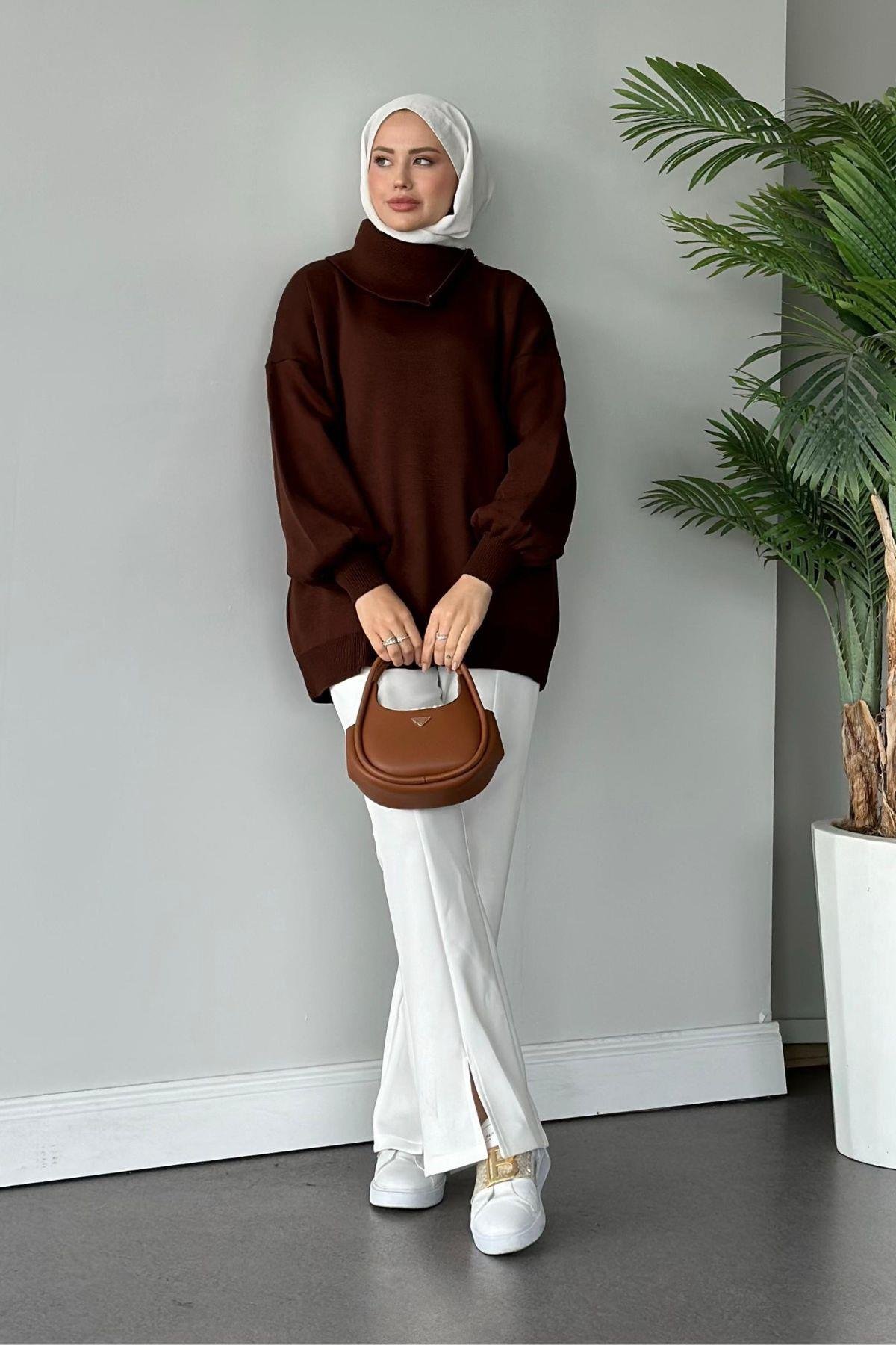 Asya Fermuarlı Kazak Acıkahve, Fiyatları 